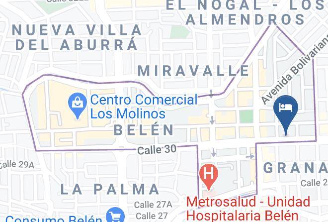 Medellin - Hotel Belen Plaza Maps