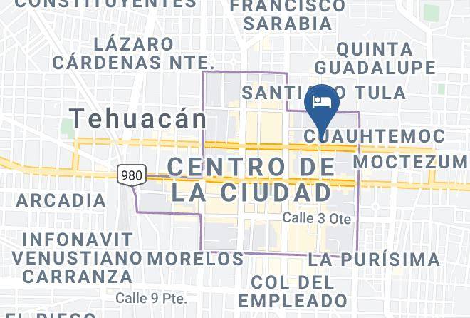 Tehuacan - Hotel Belen Maps