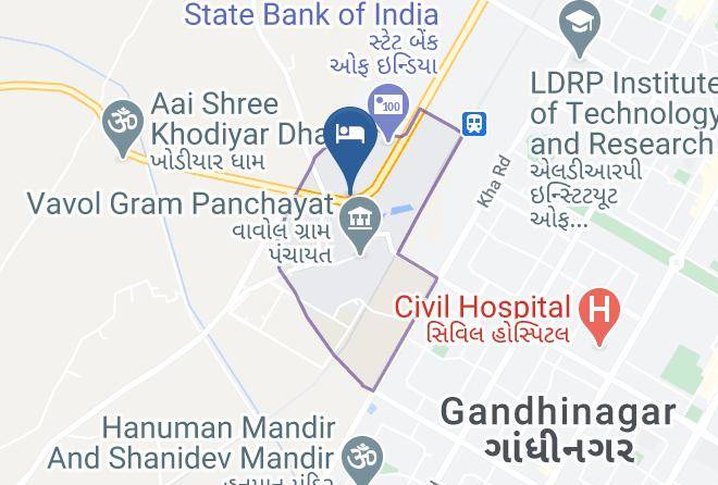 Gandhinagar - Hotel Belen Maps