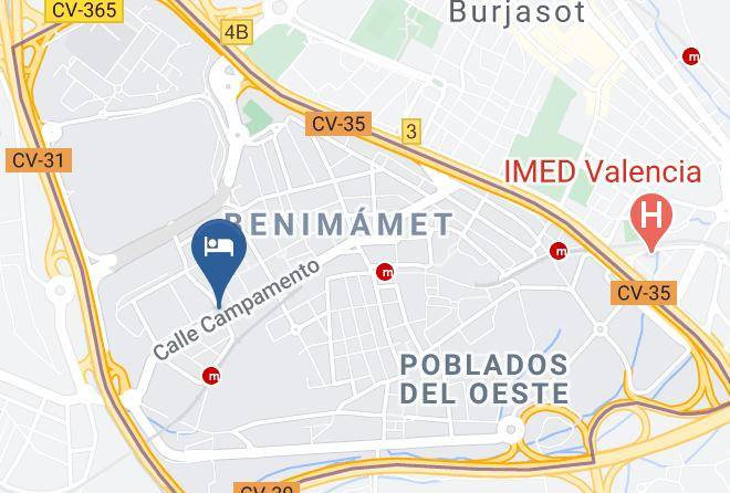 Valencia - Hotel Beleret Maps