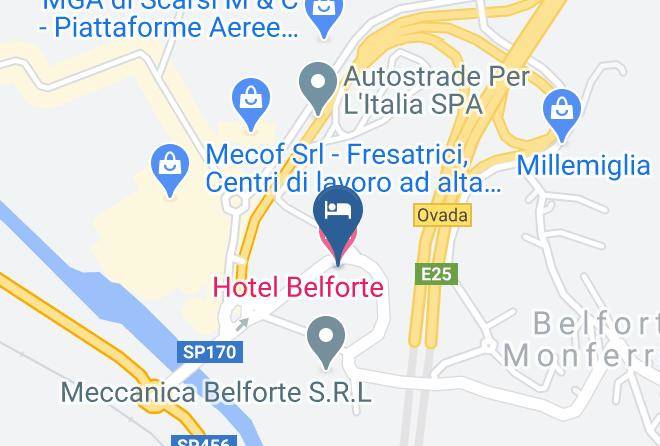 Alessandria - Hotel Belforte Maps
