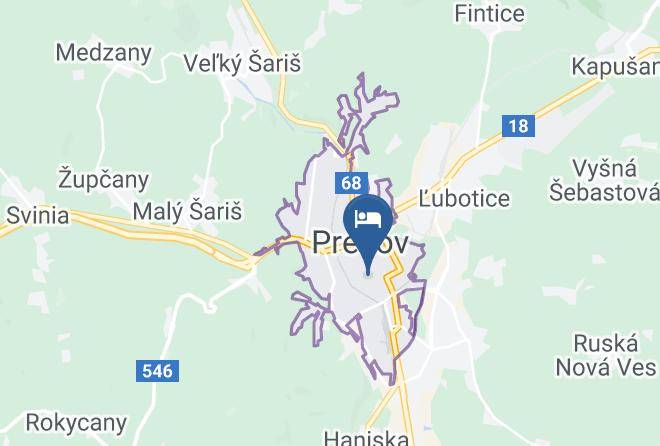 Presov - Hotel Belier Maps