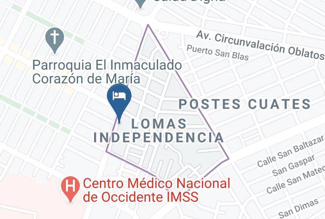 Guadalajara - Hotel Belisario Maps