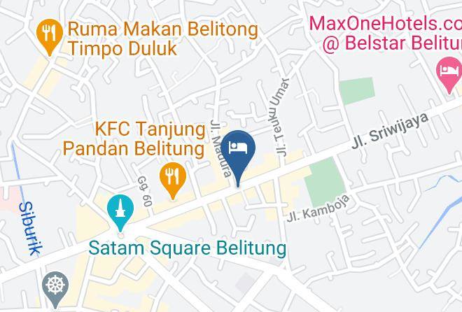 Belitung Regency - Hotel Belitong Maps