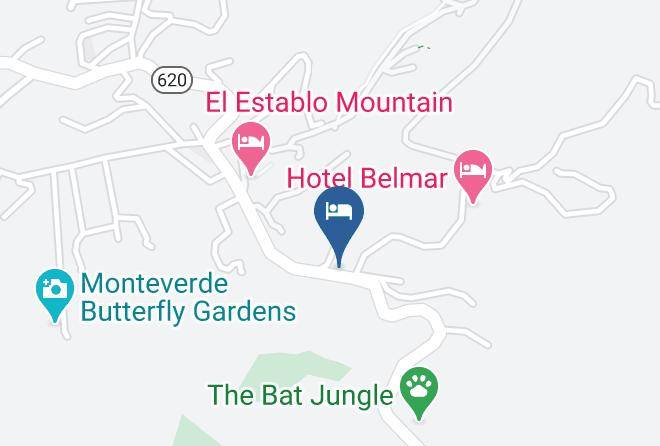 Monte Verde - Hotel Bell Bird Maps