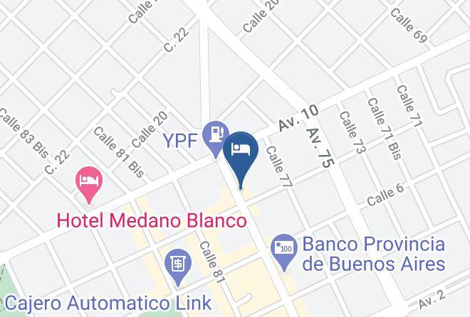 Necochea - Hotel Bell Mar Maps
