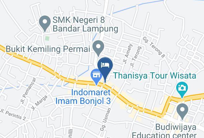 Bandar Lampung - Hotel Bella Maps