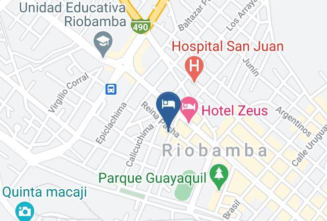 Riobamba - Hotel Bella Casona Maps