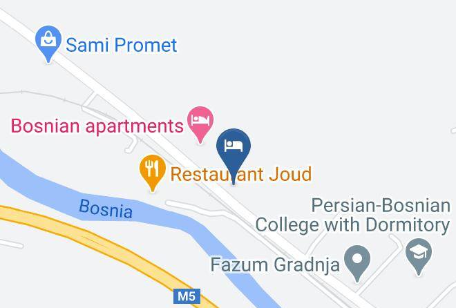 Sarajevo - Hotel Bella Maps