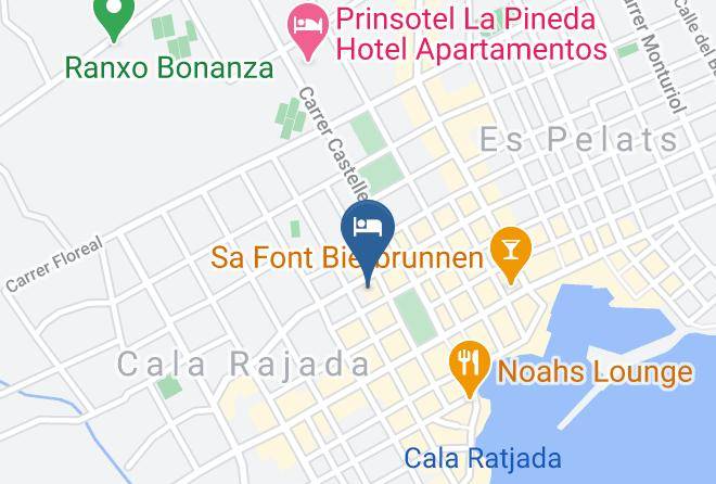 Baleares - Hotel Bella Mar Maps