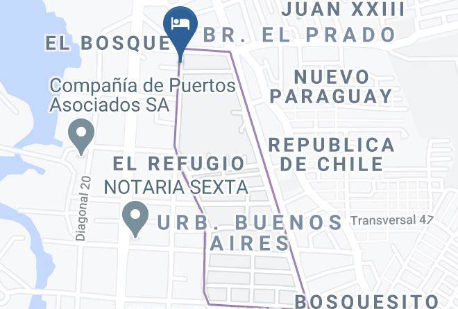 Cartagena De Indias - Hotel Bella Mar Maps