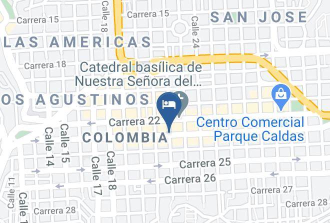 Manizales - Hotel Bella Montana Maps