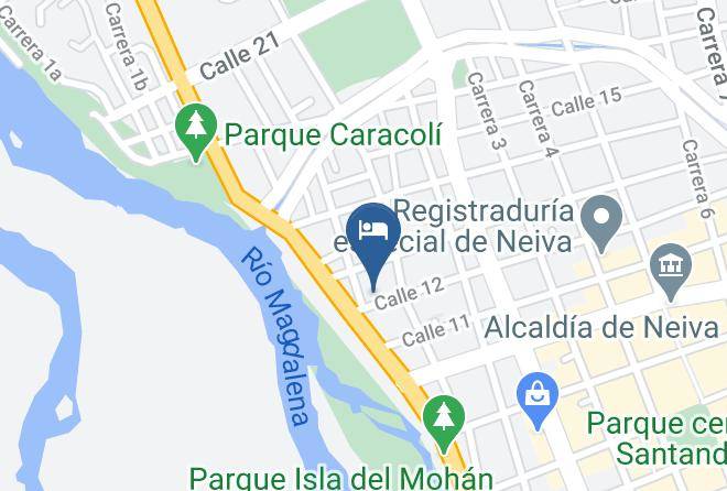 Neiva - Hotel Bella Orquidea Maps