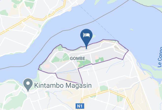 Kinshasa Urban - Hotel Bella Riva Maps