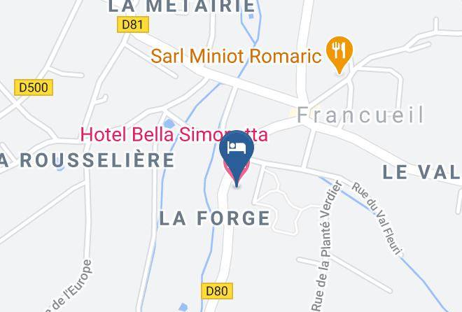 Indre Et Loire - Hotel Bella Simonetta Maps