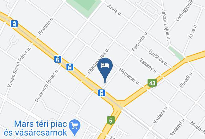 Szeged - Hotel Bella Maps