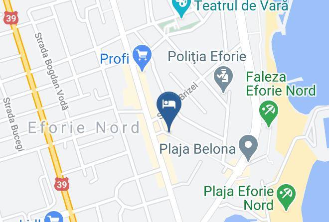 Eforie - Hotel Bella Vista Eforie Nord Maps