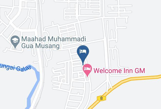 Gua Musang - Hotel Bella Vista Maps