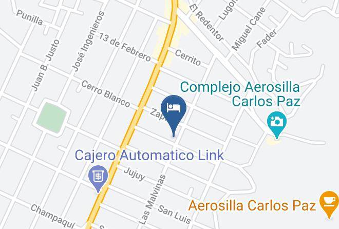 Santa Maria Department - Hotel Bella Vista Maps