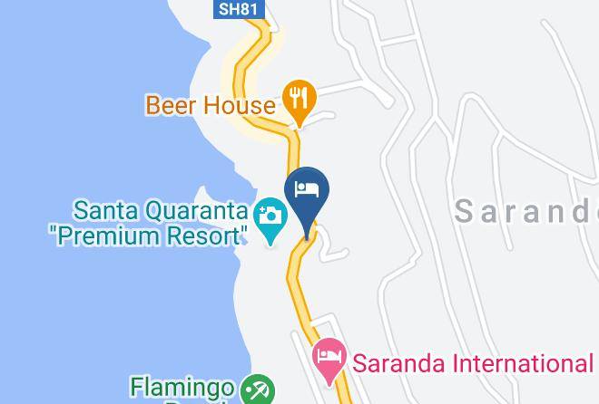 Saranda - Hotel Bella Vista Maps