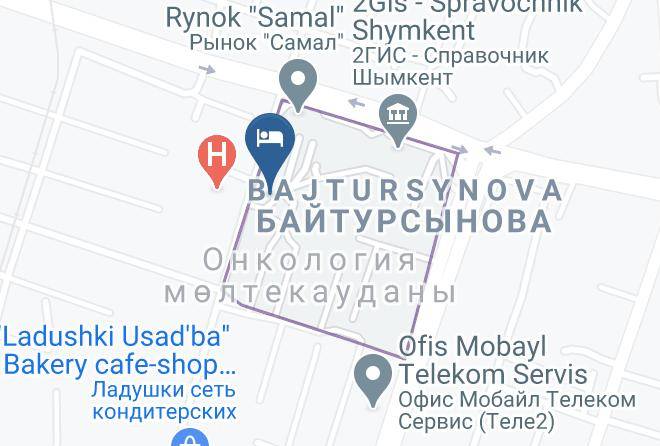 Shymkent - Hotel Bellagio Shymkent Maps