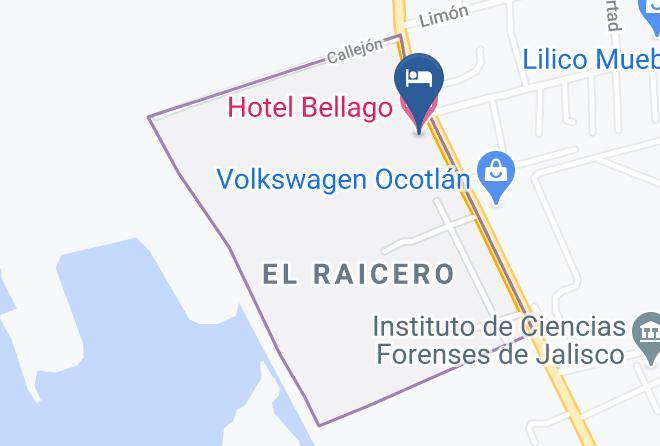 Ocotlan - Hotel Bellago Maps