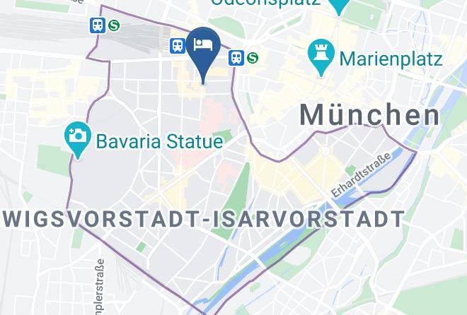 Munich District - Hotel Belle Blue Maps