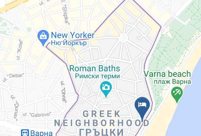 Varna - Hotel Belle Epoque Beach Maps
