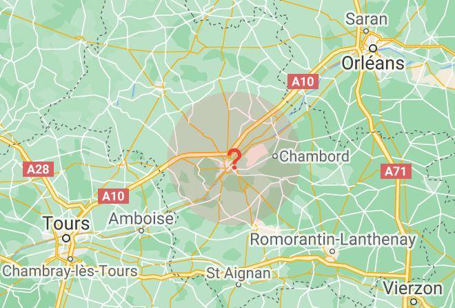 Loir Et Cher - Hotel Bellepierre Maps