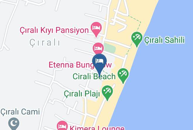 Antalya - Bellerofon Hotel Maps