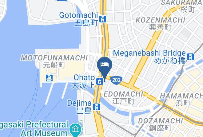 Hotel Belleview Nagasaki Dejima Map