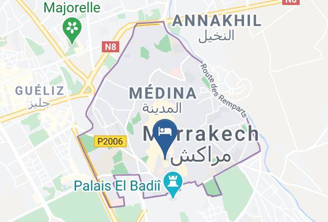 Marrakesh - Hotel Belleville Marrakech Maps
