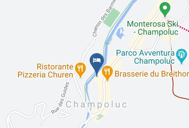 Aosta - Hotel Bellevue Maps