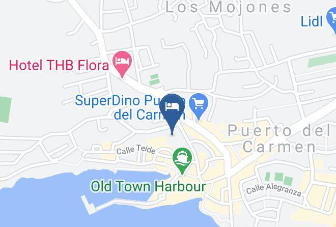 Las Palmas - Hotel Bellevue Aquarius Maps