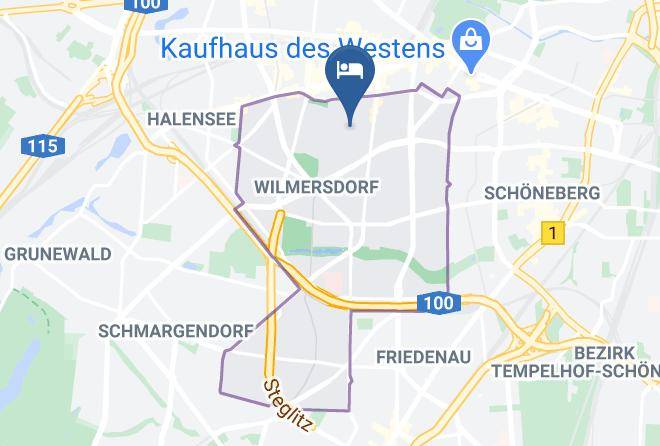 Hotel Bellevue Am Kurfurstendamm Map