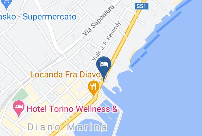 Hotel Bellevue Et Mediterranee Map