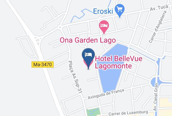 Baleares - Hotel Bellevue Lagomonte Maps