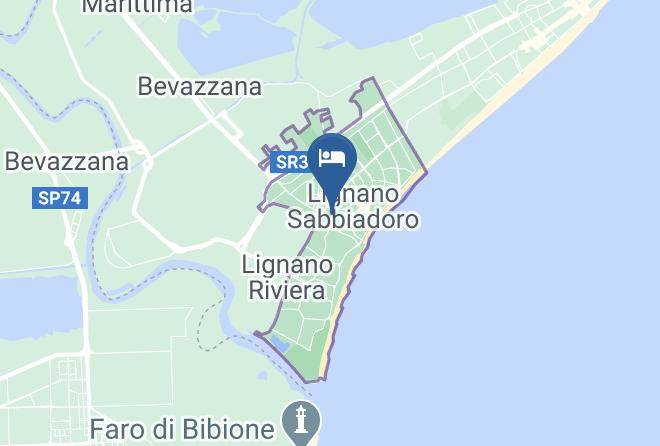 Udine - Hotel Bellevue Lignano Maps