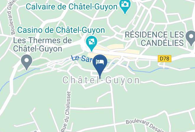Puy De Dome - Hotel Bellevue Maps