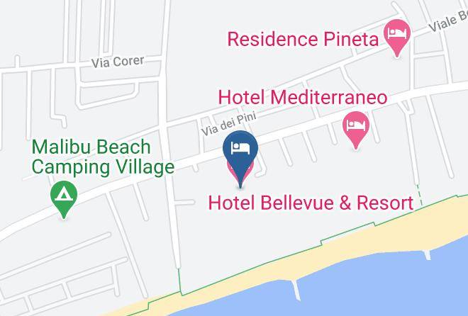 Hotel Bellevue & Resort Map