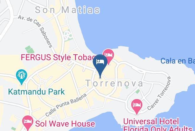 Baleares - Hotel Bellevue Vistanova Maps