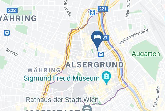 Vienna Alsergrund - Hotel Bellevue Wien Maps
