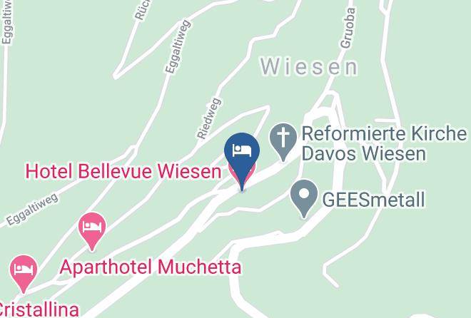 Prattigau Davos - Hotel Bellevue Wiesen Maps