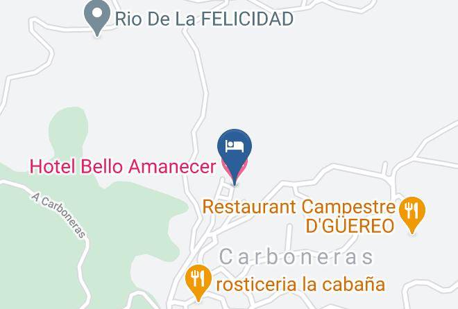 Mineral Del Chico - Hotel Bello Amanecer Maps