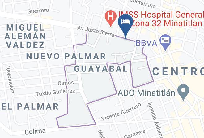 Minatitlan - Hotel Bello Maps