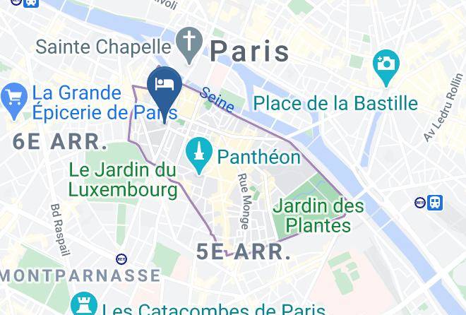 Paris - Hotel Belloy St Germain Maps
