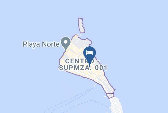 Isla Mujeres - Hotel Belmar Maps