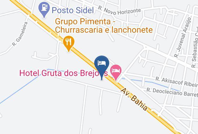 Morro Do Chapeu - Hotel Beloar Maps