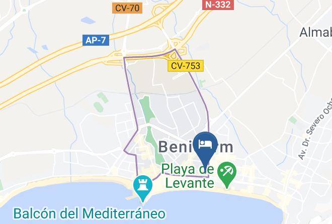Alicante - Hotel Belroy Maps