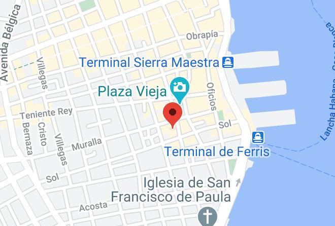 La Habana Vieja - Hotel Beltran De Santa Cruz Maps